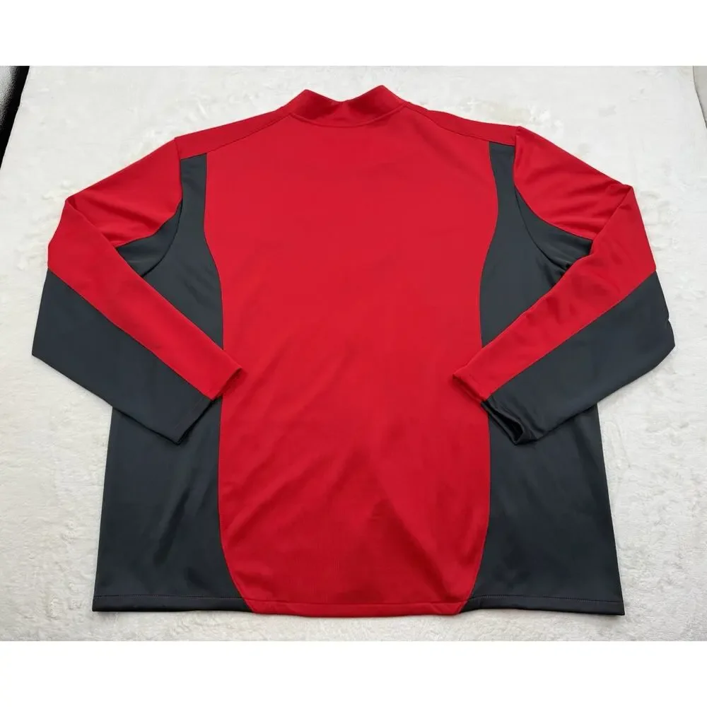 Jordan Flight Team CGD Cowboys Iowa High School Track Jacket Red Men's 3XL